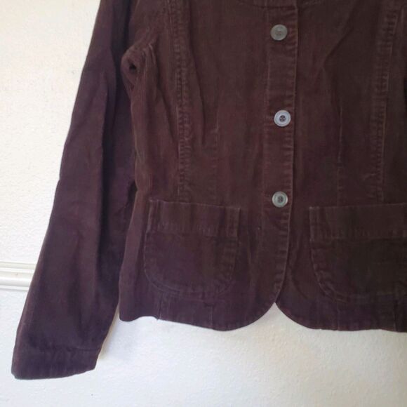 Willi Smith Corduroy Jacket Blazer Womens M Pockets Autumn Vintage 70s 80s - Picture 4 of 16